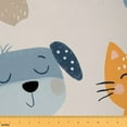 thumbnail image 1 of Homewish Cartoon Abstract Kitten Fabric by the Yard 2 Yard,Modern Desgin Room Decor Fabric by the Yard,Cute Puppy Dog Fabric for Sewing For Boys Girls,Super Cozy Room Decor, 1 of 6