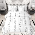 thumbnail image 1 of Homewish Cartoon Bow Knot Twin Bedding Sets 7-Piece for Kids Children Teens,Dreamy Princess Bedding Comforter Set Microfiber,Geometric Stripes Breathable Sheet Sets,Luxury Bedroom Decor,Reversible, 1 of 8