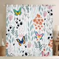 thumbnail image 1 of Homewish Cartoon Butterfly Black Out Curtains for Preppy Children Kids,Dreamy Princess Curtains Pack of 2 (42x63 Each),Kawaii Animal Bedroom Curtains,Luxury Bedroom Decor, 1 of 6