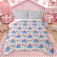 thumbnail image 1 of Homewish Cartoon Casrle Full Size Comforter Sets,Fairy Tale Princess Bedding Comforter Set,3D Diamond Butterflies Bedding Sets For Girls Kids,Ultra Soft Home Decor Reversible,3pcs, 1 of 8