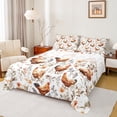thumbnail image 1 of Homewish Cartoon Chicken 4pcs Bed Sheets for Kids Children,Chic Flowers King Sheets,Farmhouse Animal Super Cozy Sheet Set,Lightweight Room Decor, 1 of 7