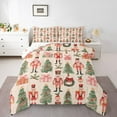 thumbnail image 1 of Homewish Cartoon Christmas Nutcracker Full Size Comforter Sets,Chic Xmas Tree Bedding Comforter Set,Chic Xmas Tree Bedding Sets For Girls,,Microfiber Bedroom Decor Reversible,3-Piece, 1 of 9