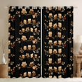 thumbnail image 1 of Homewish Cartoon Cute Owl Black Out Curtains for Teen, Kawaii Cartoon Animal Curtains Pack of 2 (42x63 Each), Leaf Plant Botanical Bedroom Curtains, Window Curtains Bedroom Decor, 1 of 6