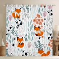 thumbnail image 1 of Homewish Cartoon Fox Black Out Curtains for Preppy Children Kids,Dreamy Princess Curtains Pack of 2 (42x63 Each),Kawaii Animal Bedroom Curtains,Luxury Bedroom Decor, 1 of 6