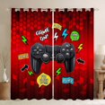thumbnail image 1 of Homewish Cartoon Game Console Black Out Curtains, Eat Sleep Game Curtains Pack of 2 (42x63 Each), Teens Kids Boys Girls Bedroom Curtains, Curtains and Drapes Home Decor, 1 of 7