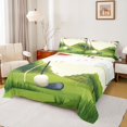thumbnail image 1 of Homewish Cartoon Golf Sports Twin Sheet Sets, Ball Game Lover Twin Fitted Sheet, Teens Kids Boys Girls Flat Sheet, Breathable Home Decor, 3-Piece, 1 of 7