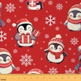 thumbnail image 1 of Homewish Cartoon Little Penguins Fabric by the Yard 2 Yard,Cute Wild Theme Room Decor Fabric by the Yard,Happy New Year Fabric for Sewing For Boys Kids,Super Cozy Room Decor, 1 of 6