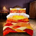 thumbnail image 1 of Homewish Cartoon Minimalism Full Size Comforter Sets for Kids, Sun Sea Wave Bedding Comforter Set, Polka Dots Reversible 3 Pieces, 1 Comforter and 2 Pillowcases, 1 of 6