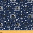 thumbnail image 1 of Homewish Cartoon Navy Ice Hockey 01, Modern Sport Lover Room Decor Fabric by the Yard, Teens Boys Girls Kids Sewing Fabric, Breathable Home Decor, 1 of 6