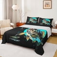 thumbnail image 1 of Homewish Cartoon Pike Fish Twin Sheet Sets, Rustic Hunting and Fishing Twin Fitted Sheet, Farmhouse Animal Flat Sheet, Super Cozy Room Decor, 3-Piece, 1 of 7