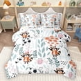 thumbnail image 1 of Homewish Cartoon Raccoon 7-Piece Twin Bedding Sets for Preppy Children Kids,Dreamy Princess Bedding Comforter Set,Kawaii Animal Breathable Sheet Sets,Luxury Bedroom Decor,Reversible, 1 of 8