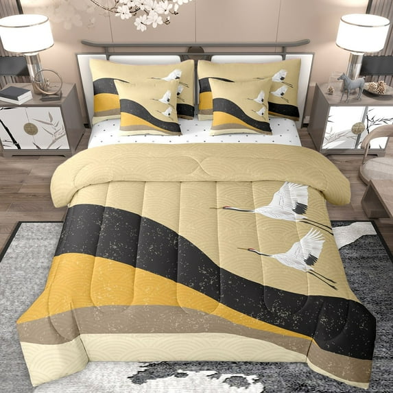 Homewish Cartoon Red Bowtie Girl Bedding Comforter Set 7pcs,Cute Bowknot Queen Bedding Sets Super Cozy,Dreamy Princess Queen Sheet Sets,Microfiber Bedroom Decor,Reversible