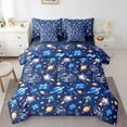 thumbnail image 1 of Homewish Cartoon Rocket 7-Piece Twin Bedding Sets for Preppy Children Boys,Outer Space Bedding Comforter Set,Universe Galaxy Planet Breathable Sheet Sets,Ultra Soft Home Decor,Reversible, 1 of 8
