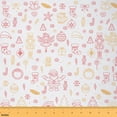 thumbnail image 1 of Homewish Cartoon Royal Nutcracker Fabric by the Yard 1 Yard for Kids, Christmas Santa Claus Room Decor Fabric by the Yard, Angel Princess Sewing Fabric, Microfiber Bedroom Decor, 1 of 6