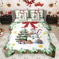 thumbnail image 1 of Homewish Cartoon Snowman 7pcs Bedding Comforter Set for Teens Boys Girls,Bow Christmas Tree Queen Bedding Sets Super Cozy,Xmas Festival Queen Sheet Sets,Microfiber Bedroom Decor,Reversible, 1 of 8