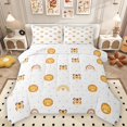 thumbnail image 1 of Homewish Cartoon Tiger Lion 3 Pieces Queen Comforter Set For Kids Boys Girls,Kawaii Rainbow Ultra Soft Bedding Sets,Starry Sky Bedding Comforter Set,Microfiber Bedroom Decor,Reversible, 1 of 8