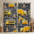 thumbnail image 1 of Homewish Cartoon Truck Blackout Curtains Set of 2 (52x84 Each) for Female Men Adults,Transportation Theme Window Curtains,Car Theme Curtains and Drapes,Luxury Bedroom Decor, 1 of 6