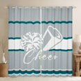thumbnail image 1 of Homewish Cheer Team Black Out Curtains For Teens Boys Girls,Girly Dreamy Dance Curtains Pack of 2 (42x63 Each),Geometric Stripes Bedroom Curtains,Lightweight Room Decor, 1 of 6