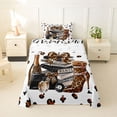 thumbnail image 1 of Homewish Cheetah High Perfume Bow Twin Sheets,Fashion Perfume Bedding,Brown,3-Piece,1 Fitted Sheet and 1 Pillowcase, 1 of 6