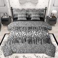 thumbnail image 1 of Homewish Cheetah Print 7-Piece Full Comforter Set for Adults, Glitter Gradient Design, 1 of 9