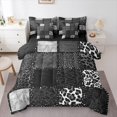 thumbnail image 1 of Homewish Cheetah Print 7-Piece Twin Bedding Sets for Boys Girls,Animal Print Bedding Comforter Set,Geometric Plaid Breathable Sheet Sets,Super Cozy Room Decor,Reversible, 1 of 8