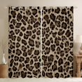 thumbnail image 1 of Homewish Cheetah Print Black Out Curtains for Female Men Adults,Jungle Animal Leopard Curtains Pack of 2 (42x63 Each),Woodland Wildlife Bedroom Curtains,Ultra Soft Home Decor, 1 of 6