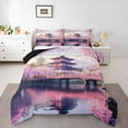 thumbnail image 1 of Homewish Cherry Blossom Bedding Comforter Set,Japanese Theme Twin Comforter Sets,Pink Sakura Bedding Set For Girls Kids,Breathable Home Decor Reversible,2pcs, 1 of 8