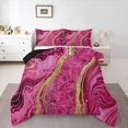 thumbnail image 1 of Homewish Chic Abstarct Ombre Bedding Comforter Set, Pink Fashion Marble Twin Comforter Sets, Teens Kids Adult Men Women Reversible Bedding Set, Microfiber Bedroom Decor, 2-Piece, 1 of 8