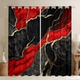 thumbnail image 1 of Homewish Chic Abstarct Ombre Curtains Pack of 2 (42x84 Each), Black Red Fashion Marble Curtains Blackout, Teens Kids Adult Men Women Bedroom Curtains, Curtains Blackout Decor, 1 of 6
