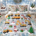 thumbnail image 1 of Homewish Chic Christmas Tree 7-Piece Bedding Comforter Set,Merry Christmas King Bedding Sets,Cartoon Santa Claus Bed Sheets For Girl Teens,Super Cozy Room Decor Reversible, 1 of 8
