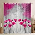 thumbnail image 1 of Homewish Chic Floral Flowers Blackout Curtains Set of 2 (52x84 Each) for Female Men Adults,Grey Pink Window Curtains,Spring Garden Curtains and Drapes,Breathable Home Decor, 1 of 6