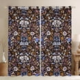 thumbnail image 1 of Homewish Chic Flowers Blackout Curtains Set of 2 (52x84 Each) For Teens Female Girls,Spring Garden Window Curtains,Floral Blossoms Curtains and Drapes,Lightweight Room Decor, 1 of 6