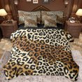 thumbnail image 1 of Homewish Chic Leopard Print 7-Piece Twin Bedding Sets,Rustic Western Farmhouse Bedding Comforter Set,Brown Black Sheet Sets For Girl Kids,Breathable Home Decor Reversible, 1 of 8