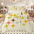 thumbnail image 1 of Homewish Chic Minimalism Stras Bedding Comforter Set, Abstract Stripes Ombre Twin Comforter Sets, Vintage Fashion Style Reversible Bedding Set, Lightweight Room Decor, 2 Pieces, 1 of 8
