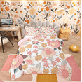 thumbnail image 1 of Homewish Chic Pink Flowers 3 Pieces Queen Comforter Set For Teens Female Girls,Spring Garden Ultra Soft Bedding Sets,Exotic Style Bedding Comforter Set,Lightweight Room Decor,Reversible, 1 of 9