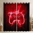 thumbnail image 1 of Homewish Chic Red Gamepad Black Out Curtains for Boys, Futuristic Game Console Curtains Pack of 2 (42x63 Each), Nature Lightning Bedroom Curtains, Curtains and Drapes Home Decor, 1 of 6