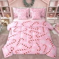 thumbnail image 1 of Homewish Christmas Candy Cane 7-Piece Twin Bedding Sets,Merry Xmas Bedding Comforter Set,Xmas Sweet Dessert Sheet Sets For Girl Kids,Breathable Home Decor Reversible, 1 of 8