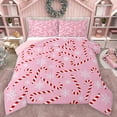 thumbnail image 1 of Homewish Christmas Candy Cane Bedding Comforter Set,Merry Xmas Twin Comforter Sets,Xmas Sweet Dessert Bedding Set For Girl Kids,Breathable Home Decor Reversible,2-Piece, 1 of 8