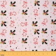 thumbnail image 1 of Homewish Christmas Candy Cnae Fabric by the Yard 3 Yard,Xmas Flower Floral Sewing Fabric,Pink Bowtie Bowknot Room Decor Fabric by the Yard For Girls,Super Cozy Room Decor, 1 of 6