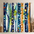 thumbnail image 1 of Homewish Colorful Circle Black Out Curtains For Adults Female Men,Abstract Polka Dots Curtains Pack of 2 (42x63 Each),Vintage Aesthetic Bedroom Curtains,Ultra Soft Home Decor, 1 of 6