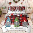 thumbnail image 1 of Homewish Colorful Kawaii Gnome 7-Piece Twin Bedding Sets.Merry Christmas Bedding Comforter Set,Red Black Plaid Sheet Sets For Girls Teens,Breathable Home Decor Reversible, 1 of 8