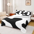 thumbnail image 1 of Homewish Contemporary Art Boho Full Size Sheets,Geometric Striped Square Bed Sheets,White Black Sheet Sets For Boys Teens,Breathable Home Decor,4pcs, 1 of 7