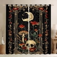 thumbnail image 1 of Homewish Country Botanical Fungus Black Out Curtains,Spooky Gothic Skull Curtains Pack of 2 (42x63 Each),Rustic Mushroom Floral Bedroom Curtains For Girls,Ultra Soft Home Decor, 1 of 6