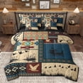 thumbnail image 1 of Homewish Country Mallard Duck 7pcs Bedding Comforter Set,Ancient Aztec Boho Queen Bedding Sets,Hunting And Fishing Queen Sheet Sets For Men Women,Ultra Soft Home Decor Reversible, 1 of 8