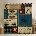 thumbnail image 1 of Homewish Country Mallard Duck Black Out Curtains,Ancient Aztec Boho Curtains Pack of 2 (42x63 Each),Hunting And Fishing Bedroom Curtains For Men Women,Ultra Soft Home Decor, 1 of 6