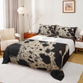 thumbnail image 1 of Homewish Cow Print 4pcs Bed Sheets for Female Men Adults,Animal Cattle Print King Sheets,Farmhouse Animal Super Cozy Sheet Set,Lightweight Room Decor, 1 of 7