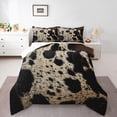 thumbnail image 1 of Homewish Cow Print Bedding Comforter Set 2pcs for Female Men Adults,Animal Cattle Print Twin Comforter Sets Microfiber,Farmhouse Animal Breathable Bedding Set,Lightweight Room Decor,Reversible, 1 of 8