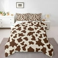 thumbnail image 1 of Homewish Cow Print Girl Boy Bedding Comforter Set 2pcs,Farmhouse Animal Twin Comforter Sets Microfiber,Abstract Geometric Breathable Bedding Set,Super Cozy Room Decor,Reversible, 1 of 8