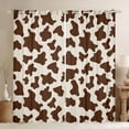 thumbnail image 1 of Homewish Cow Print Girl Boy Black Out Curtains,Farmhouse Animal Curtains Pack of 2 (42x63 Each),Abstract Geometric Bedroom Curtains,Super Cozy Room Decor, 1 of 6