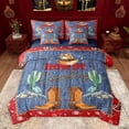 thumbnail image 1 of Homewish Cowboy Boots Twin Bedding Sets 7-Piece for Teens,Vintage Western Theme Bedding Comforter Set Microfiber,Bohemian Paisley Breathable Sheet Sets,Ultra Soft Home Decor,Reversible, 1 of 8